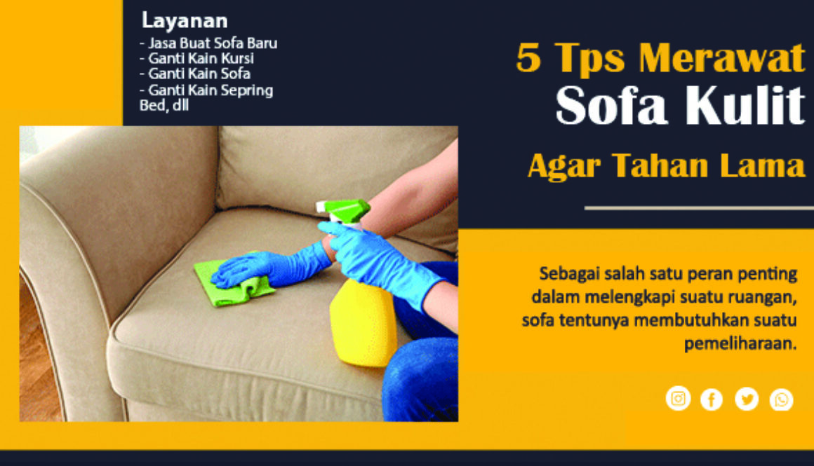 tips merawat sofa kulit rev